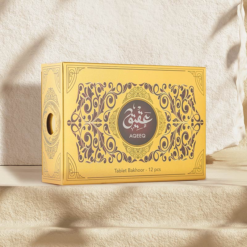 AQEEQ TABLET BAKHOOR - 12 PIECES