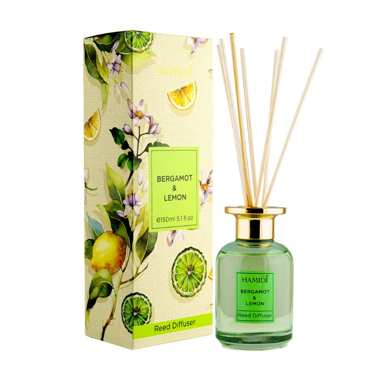 BERGAMOT & LEMON REED DIFFUSER - 150ML